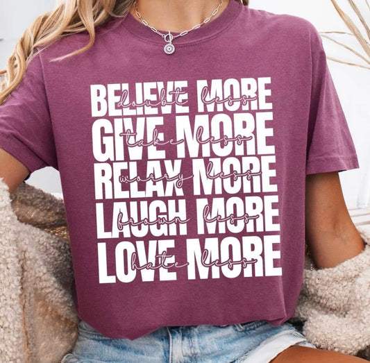 Positivity Adult Custom Tee