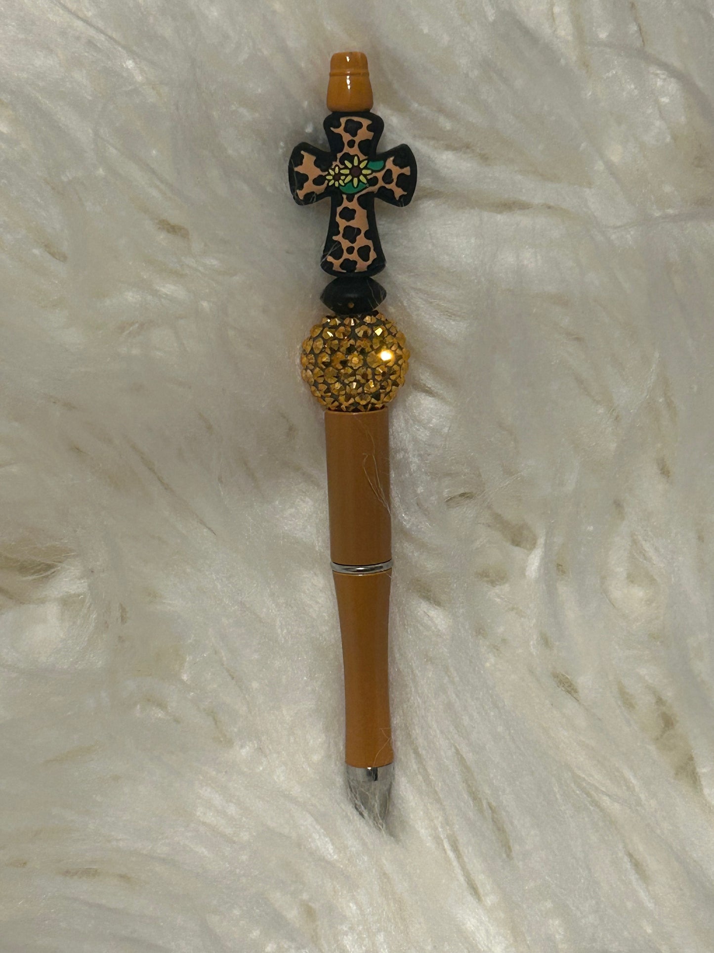 Leopard Cross Beadable Pen